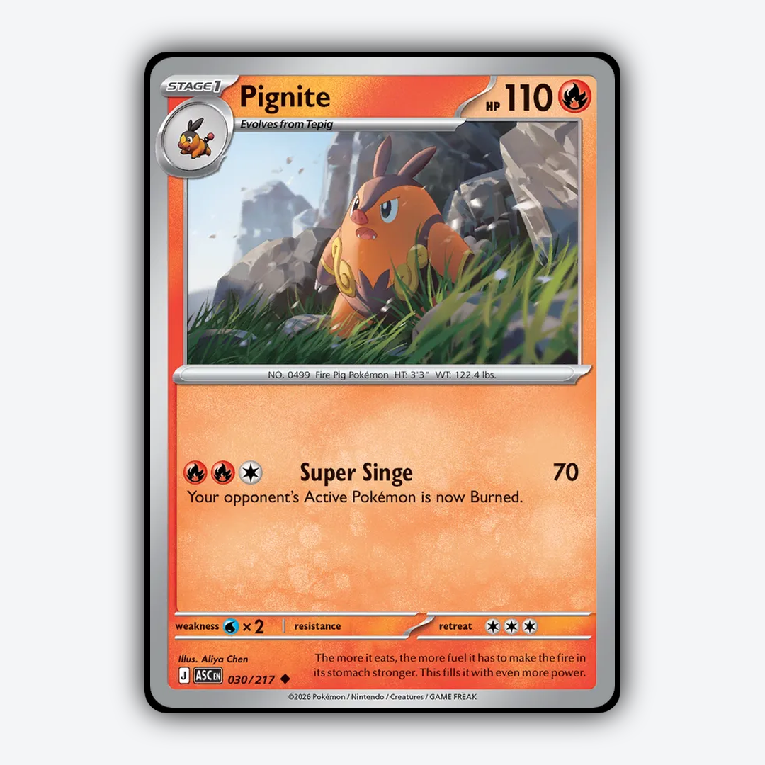 Pignite 030/217 - Ascended Heroes Set - Card Rug