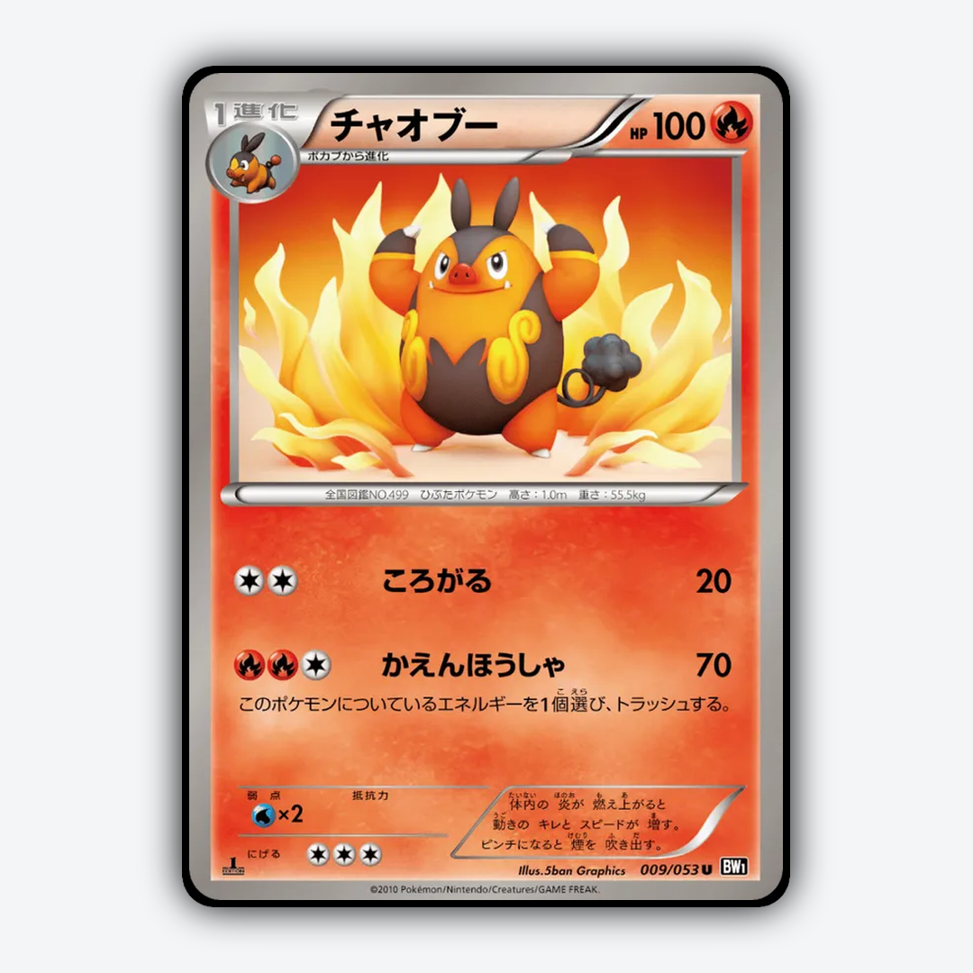 Pignite 009/053 - Black Collection Set - Card Rug (JP)