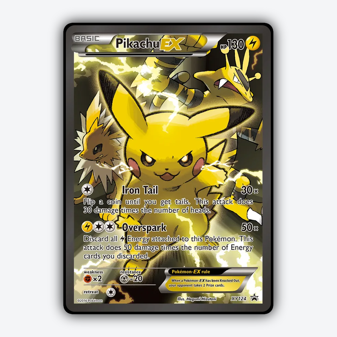 Pikachu-EX #124 - XY Black Star Promos Set - Card Rug
