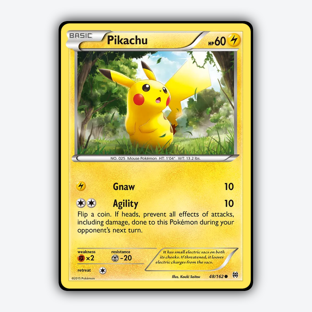 Pikachu 048/162 - BREAKthrough Set - Card Rug