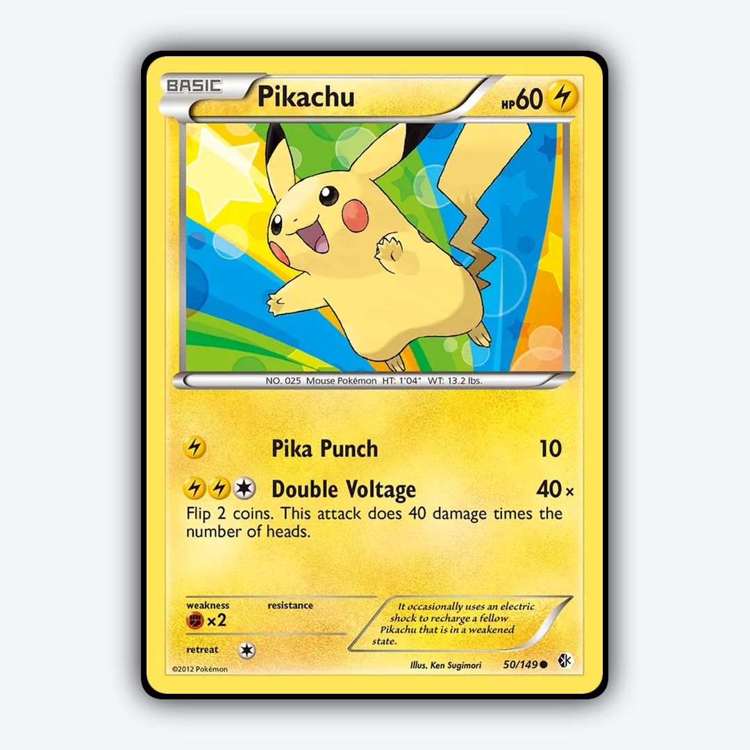 Pikachu 050/149 - Boundaries Crossed Set - Card Rug
