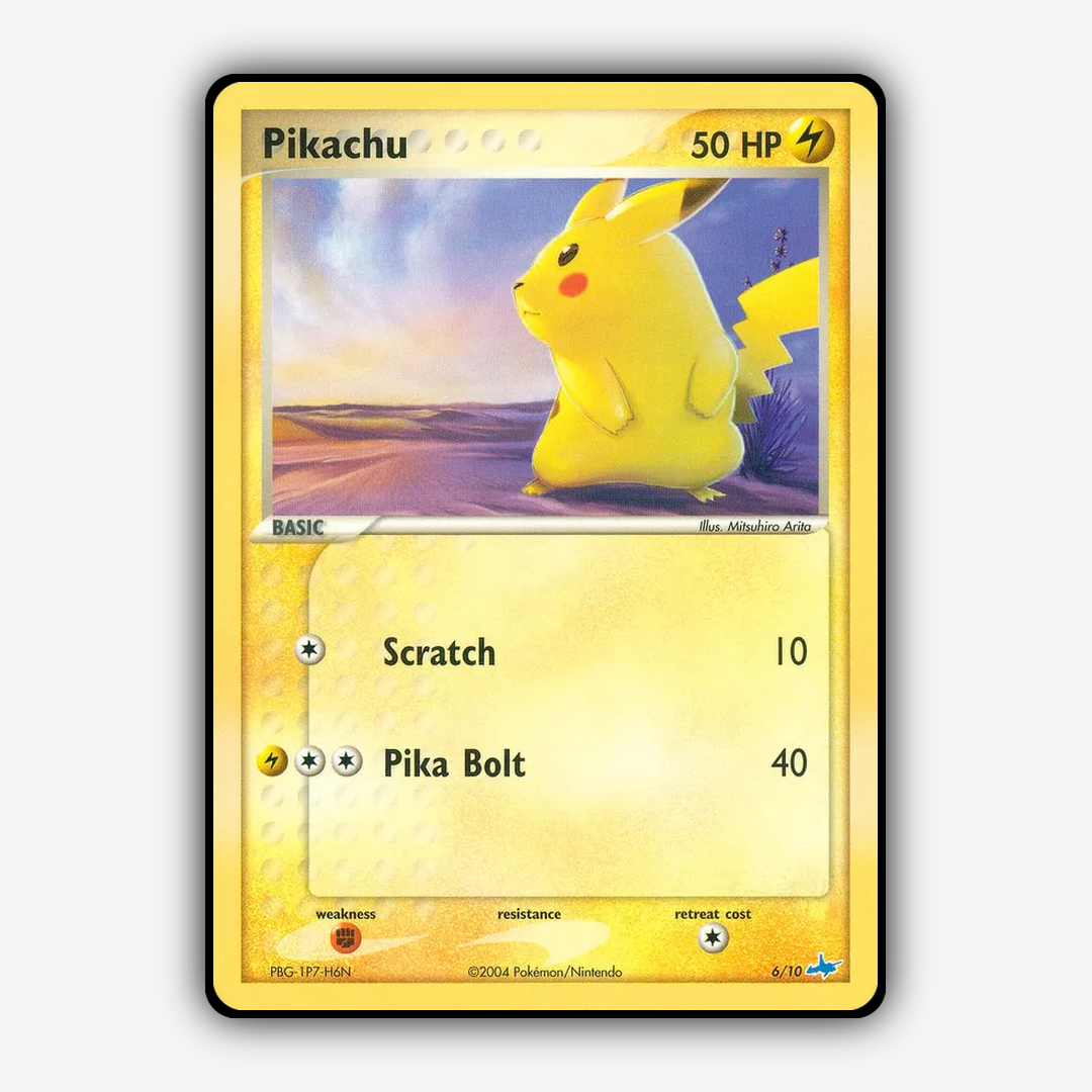 Pikachu 006/10 - EX Trainer Kit Latios Set - Card Rug