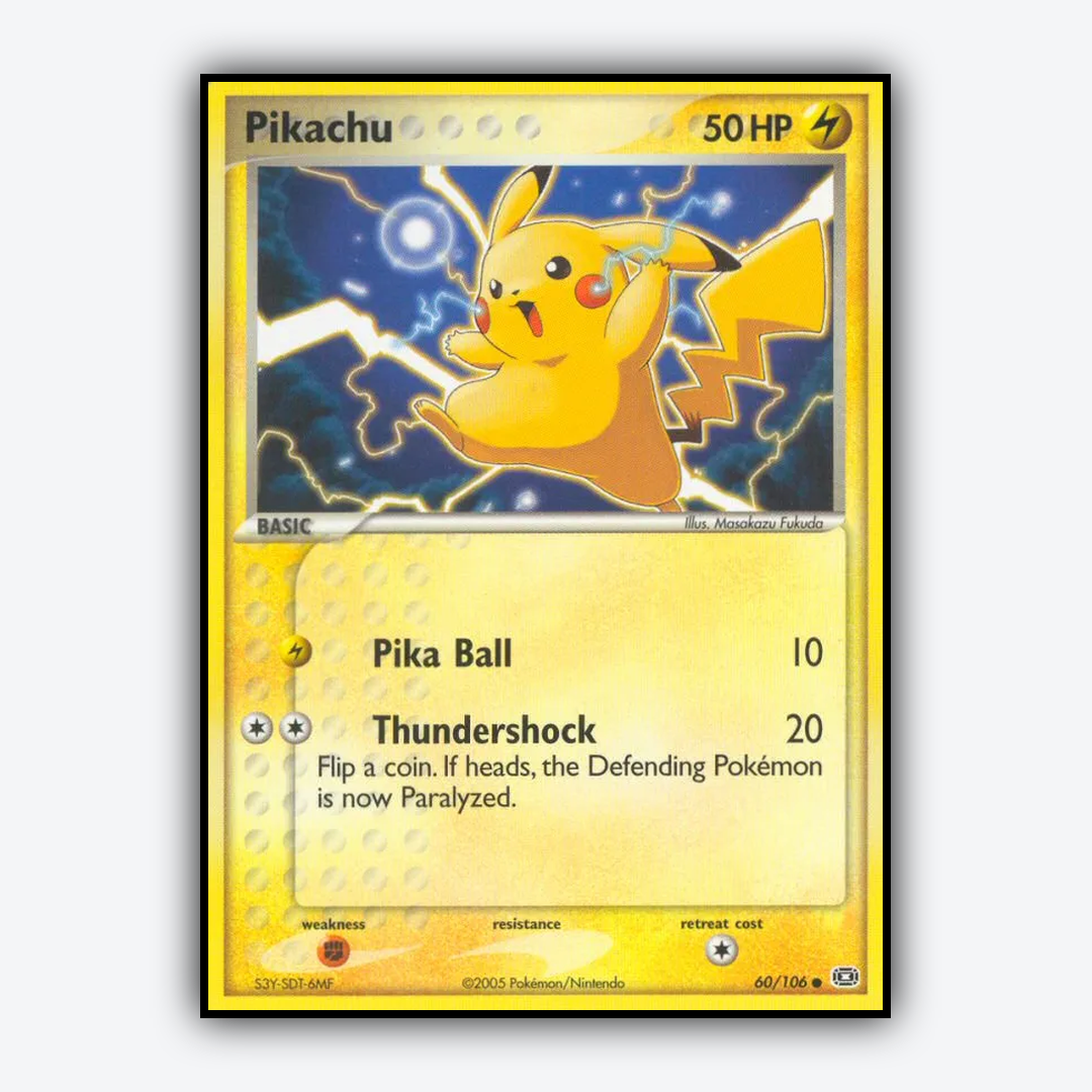 Pikachu 060/106 - Emerald Set - Card Rug