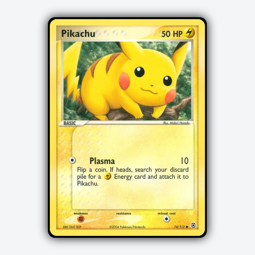 Pikachu 074/112 - FireRed & LeafGreen Set - Card Rug