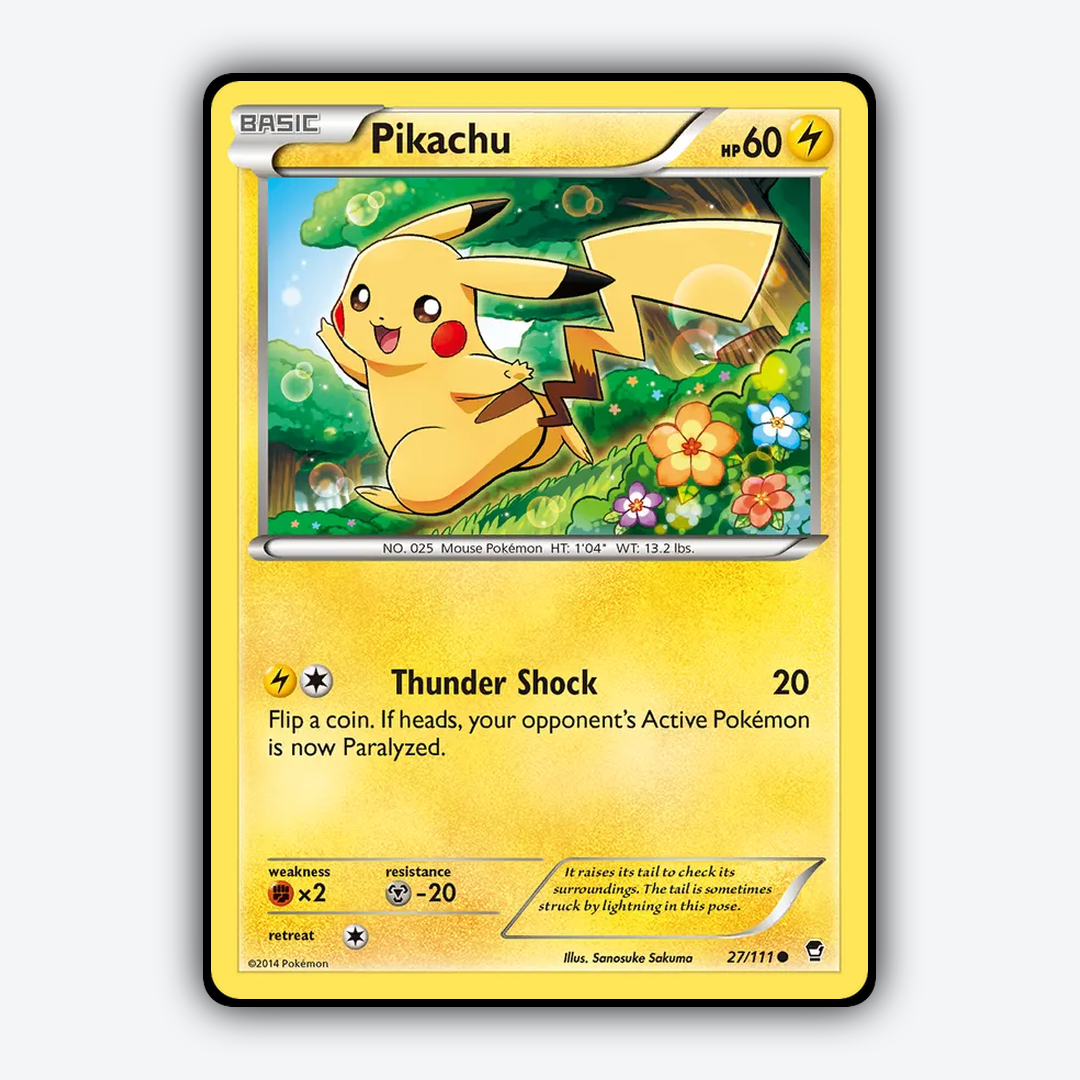 Pikachu 027/111 - Furious Fists Set - Card Rug