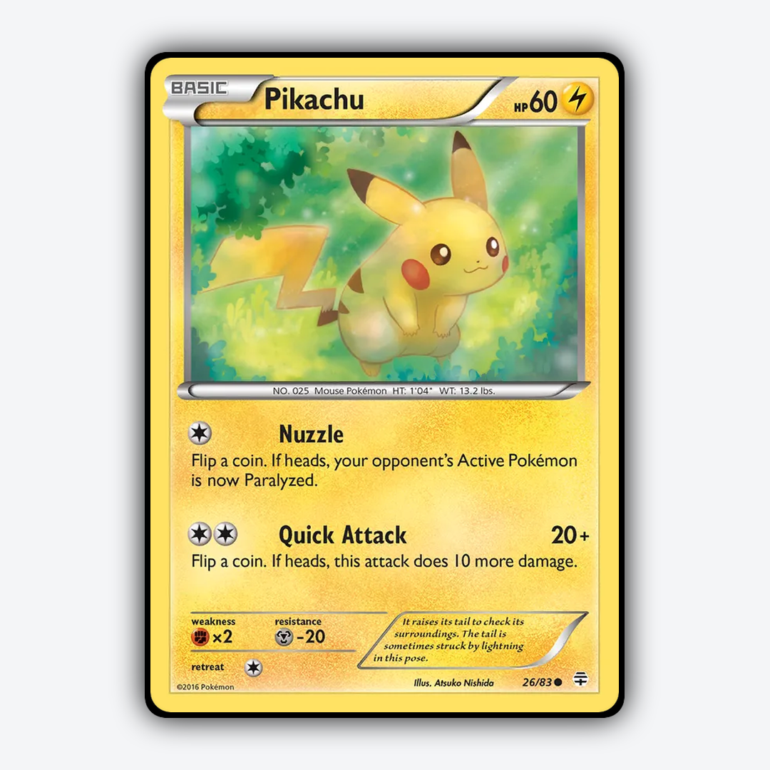 Pikachu 026/83 - Generations Set - Card Rug