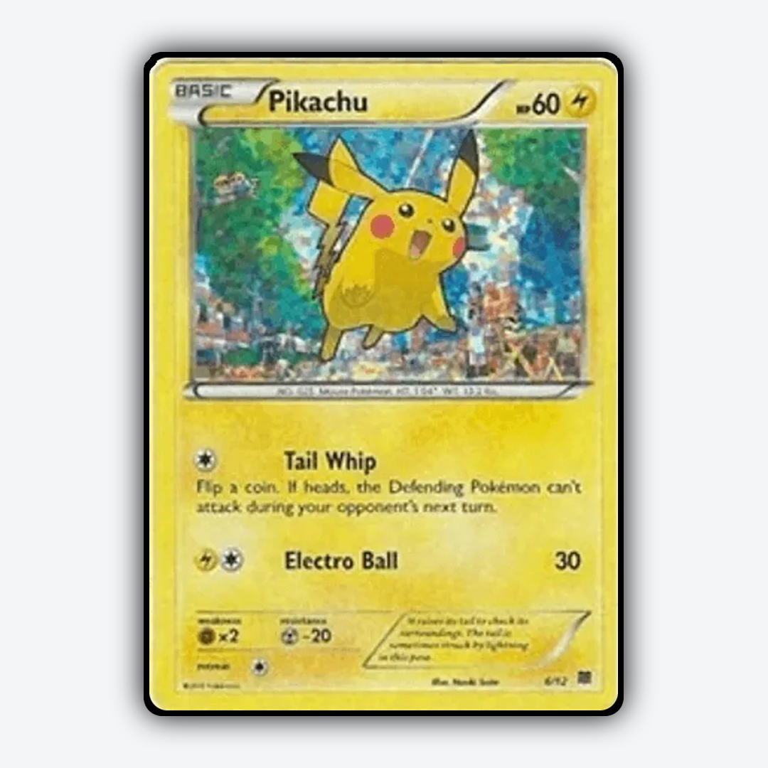 Pikachu 006/12 - McDonald's Collection 2015 Set - Card Rug