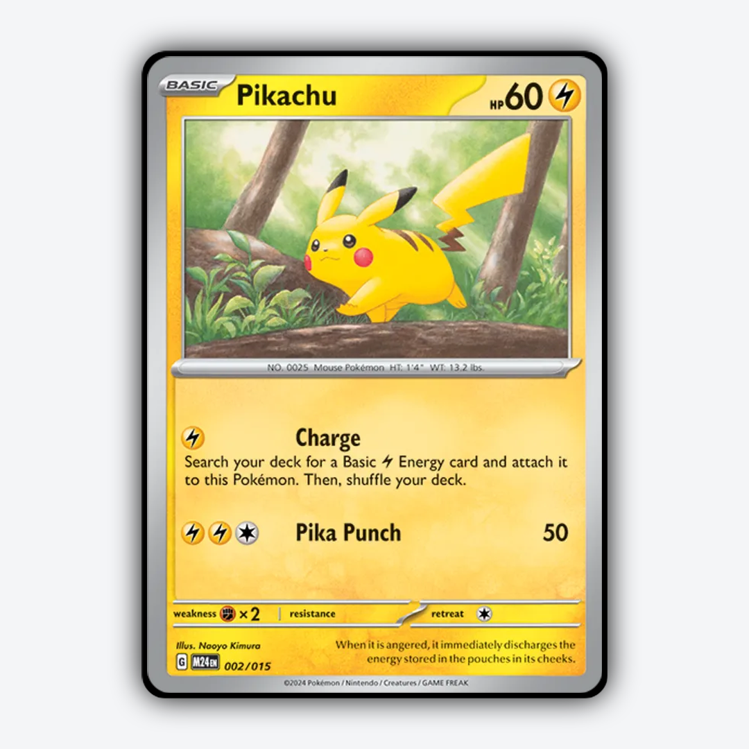 Pikachu 002 - McDonald's Collection 2025 Set - Card Rug