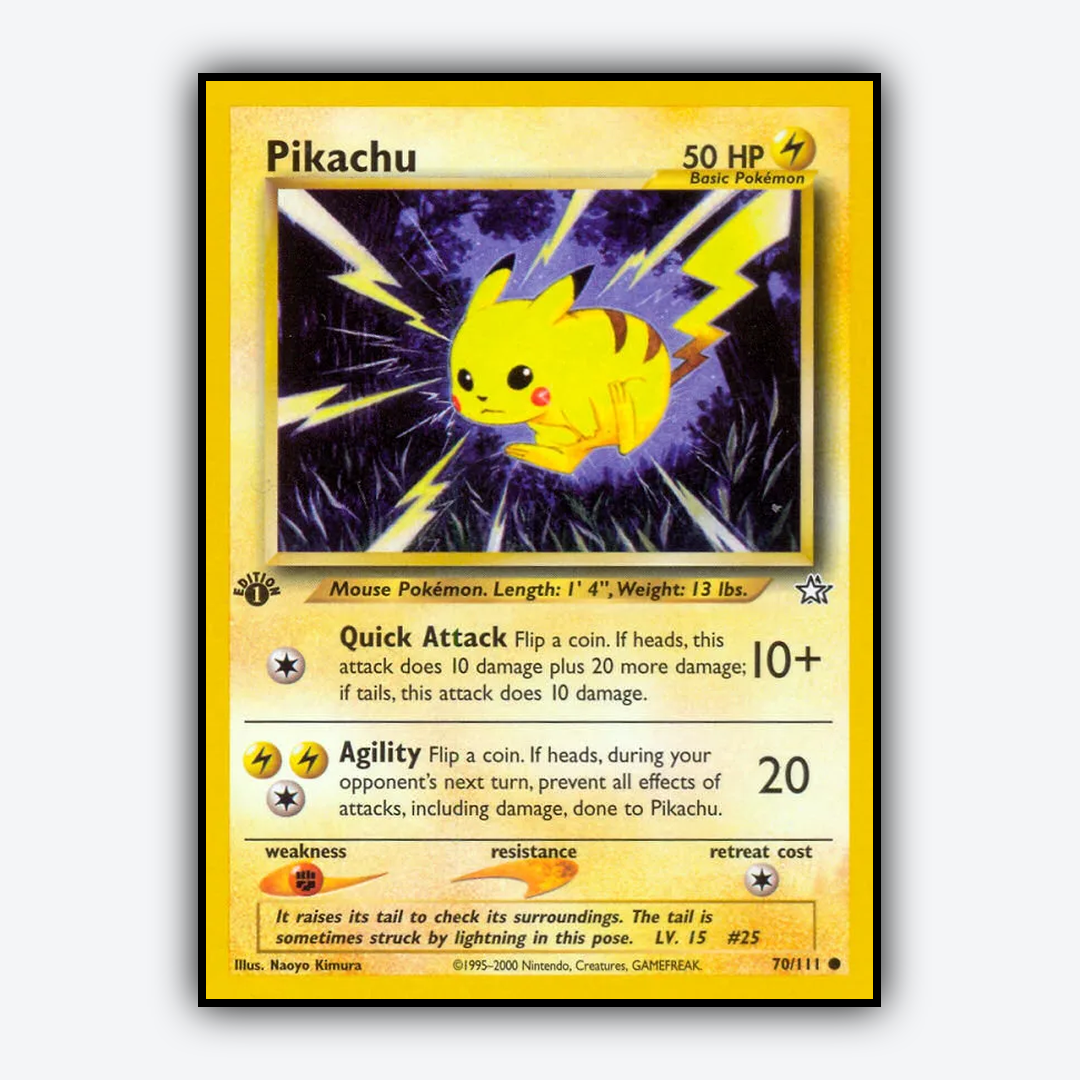 Pikachu 070/111 - Neo Genesis Set - Card Rug
