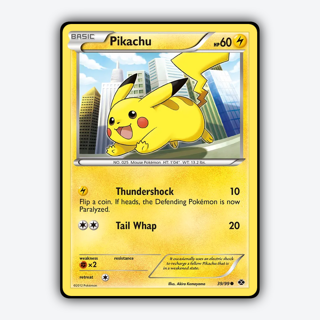 Pikachu 039/99 - Next Destinies Set - Card Rug