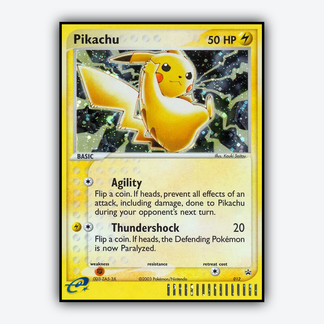 Pikachu #12 - Nintendo Black Star Promos Set - Card Rug