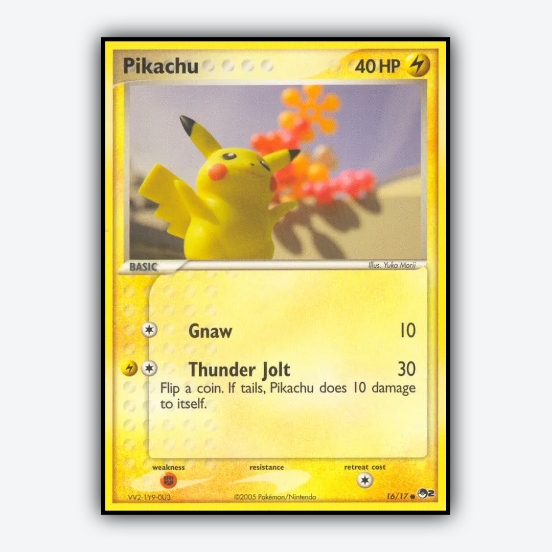 Pikachu 016/17 - POP Series 2 Set - Card Rug