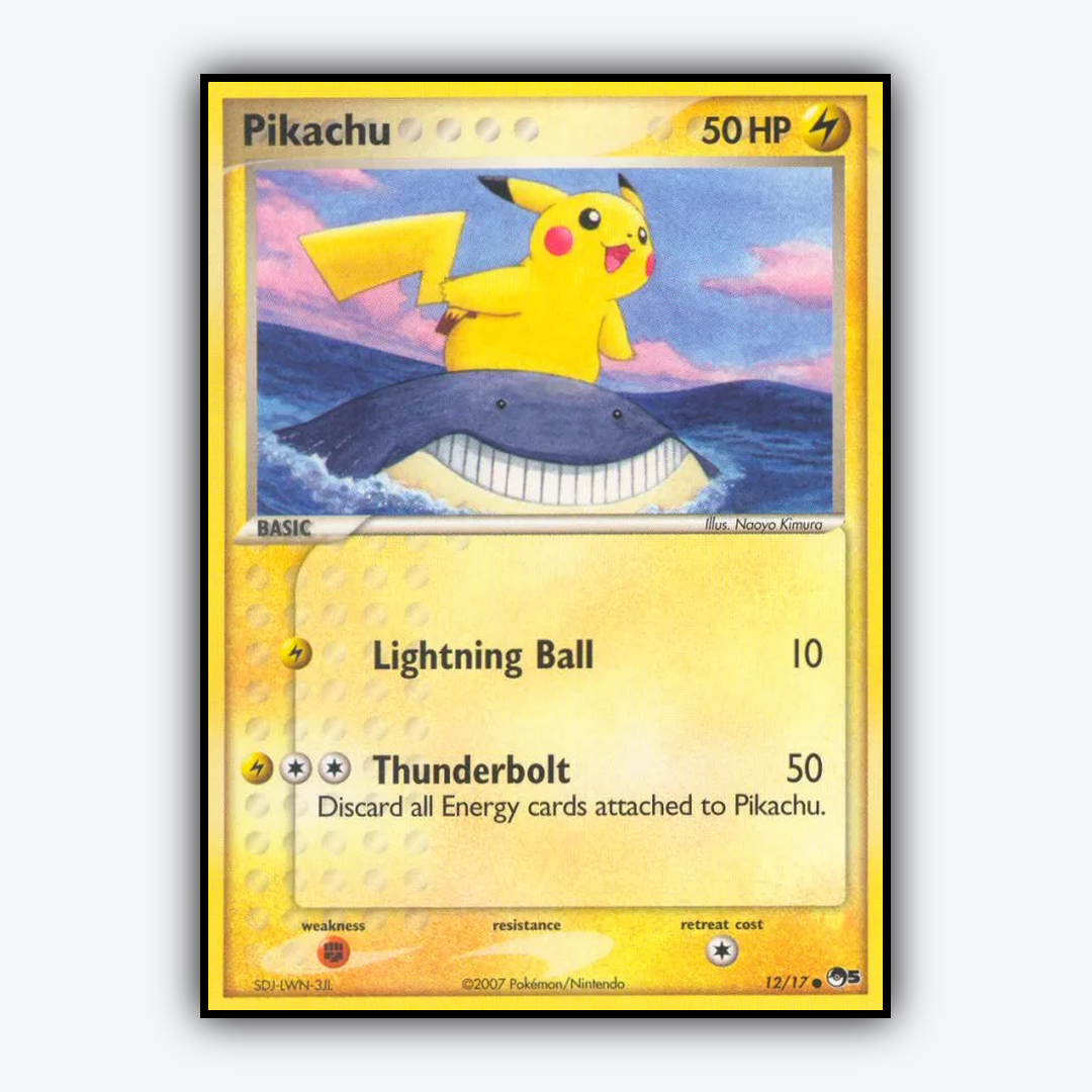 Pikachu 012/17 - POP Series 5 Set - Card Rug