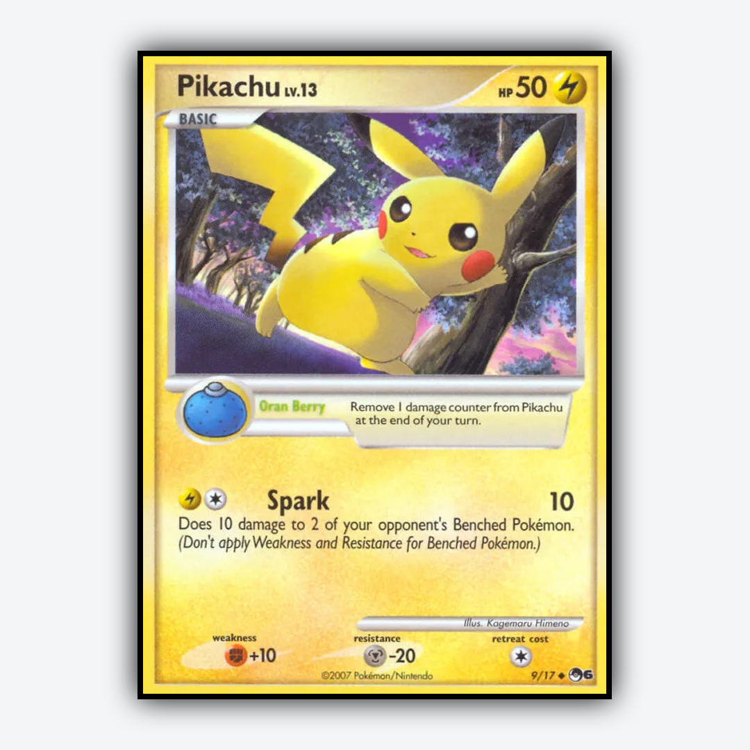 Pikachu 009/17 - POP Series 6 Set - Card Rug