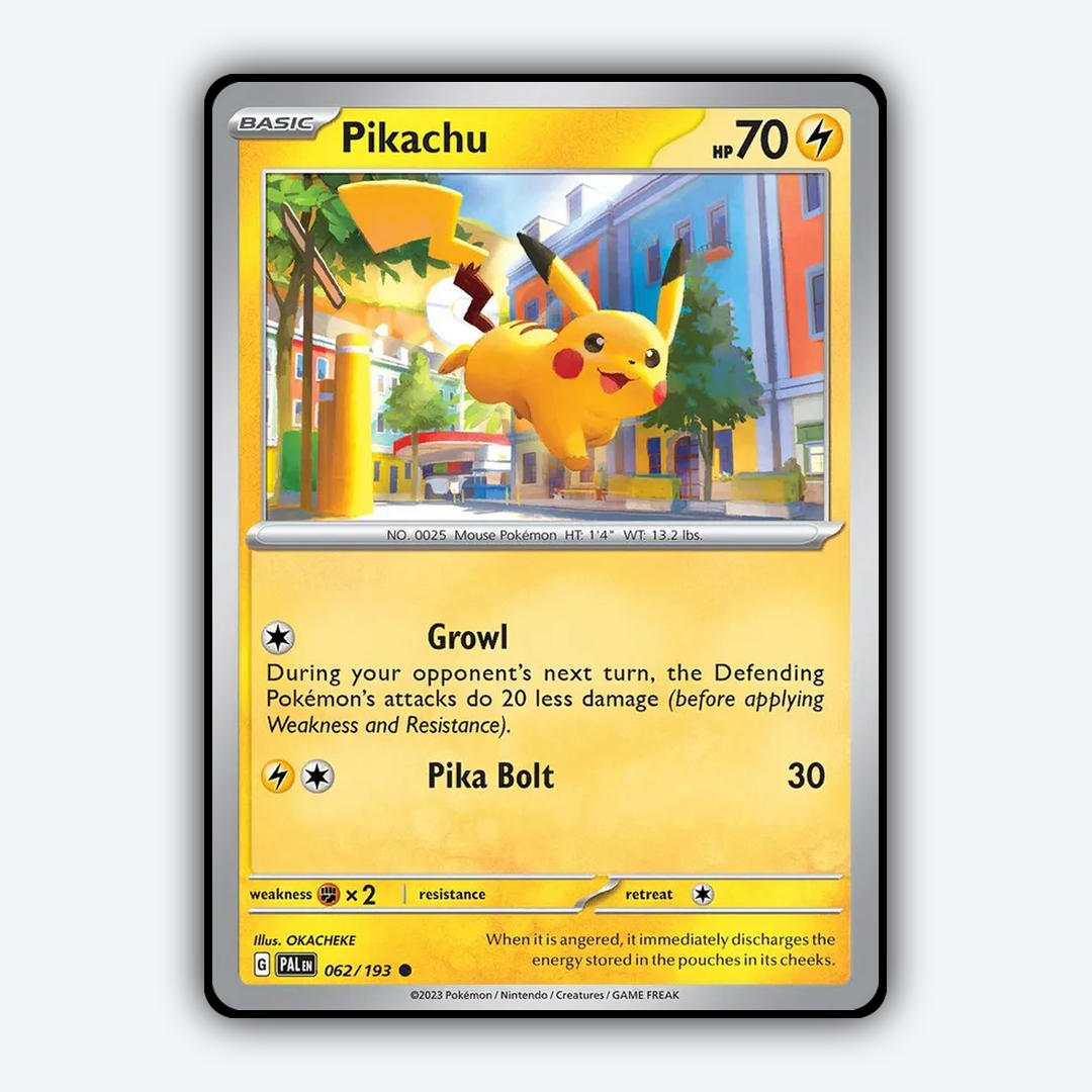 Pikachu 062/193 - Paldea Evolved Set - Card Rug