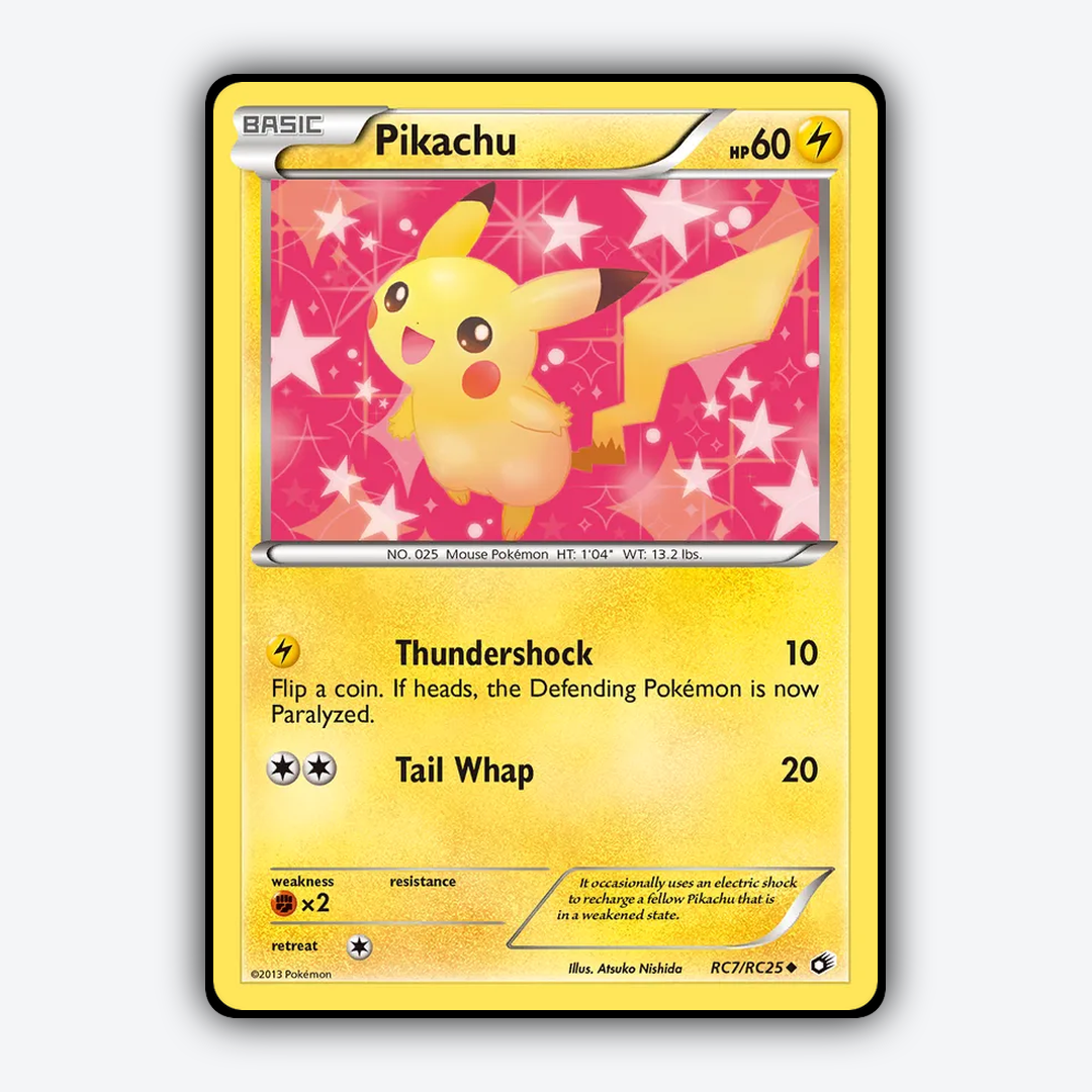 Pikachu RC007/113 - RC007/113 Legendary Treasures Set - Card Rug