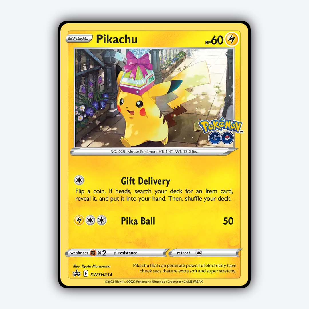 Pikachu #234 - SWSH Black Star Promos Set - Card Rug