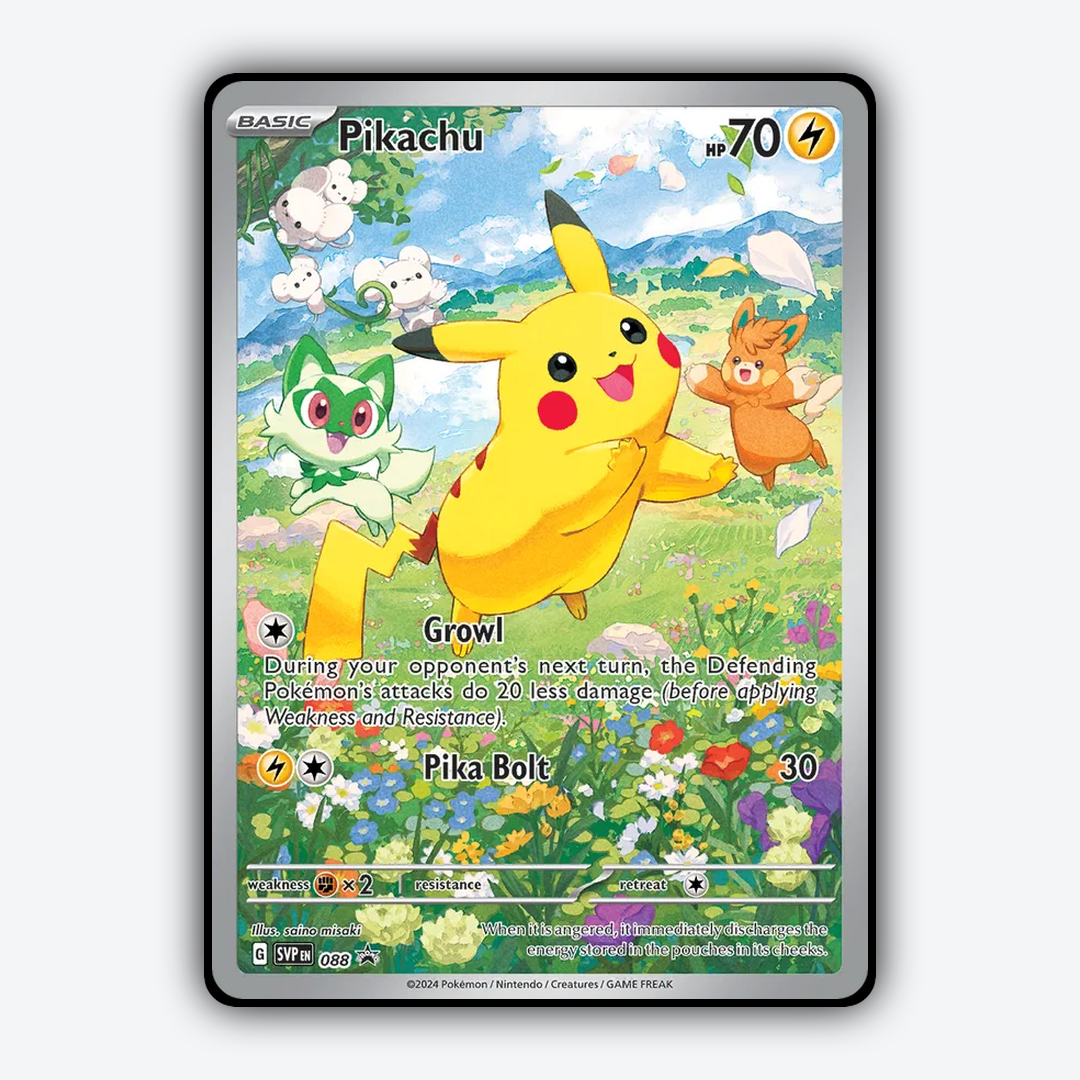Pikachu #88 - Scarlet & Violet Black Star Promos Set - Card Rug