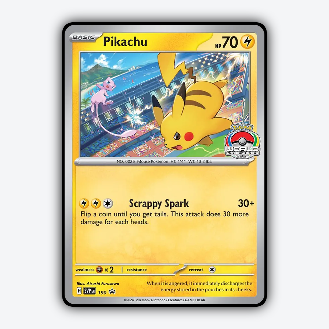 Pikachu #190 - Scarlet & Violet Black Star Promos Set - Card Rug