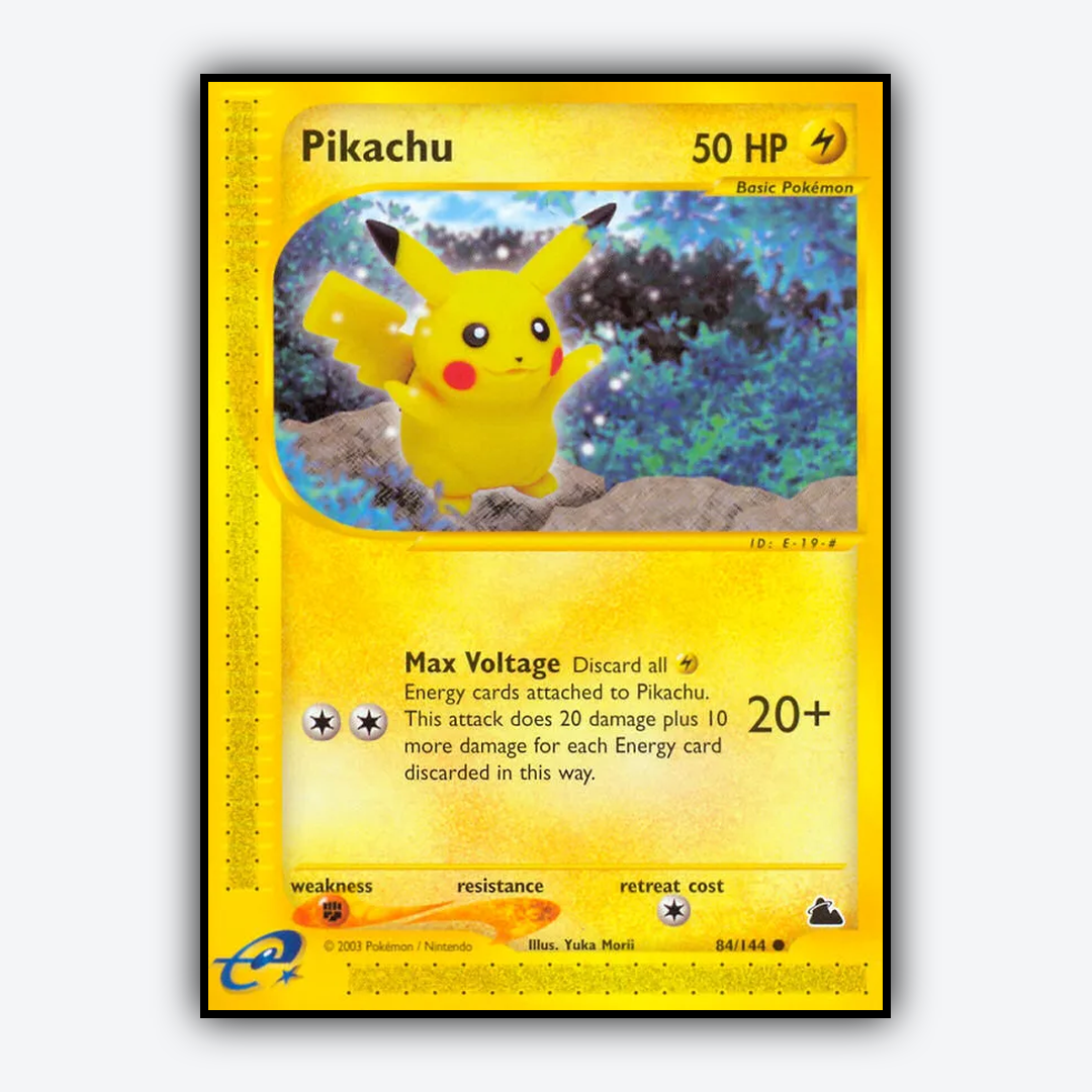 Pikachu 084/144 - Skyridge Set - Card Rug