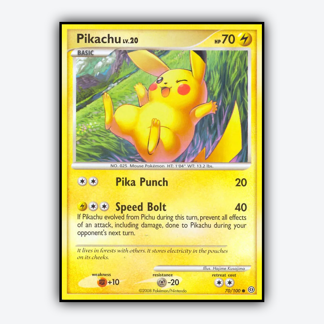Pikachu 070/100 - Stormfront Set - Card Rug