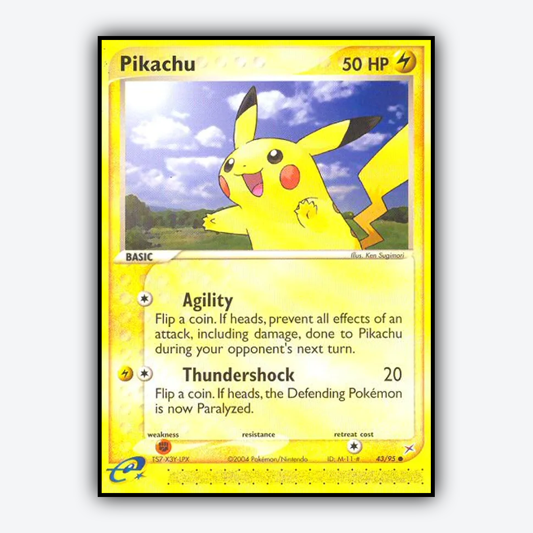 Pikachu 043/95 - Team Magma vs Team Aqua Set - Card Rug