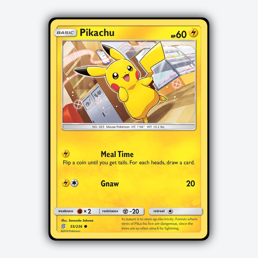 Pikachu 055/236 - Unified Minds Set - Card Rug