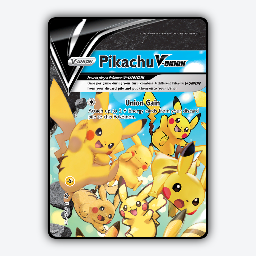 Pikachu V-UNION #139 - SWSH Black Star Promos Set - Card Rug