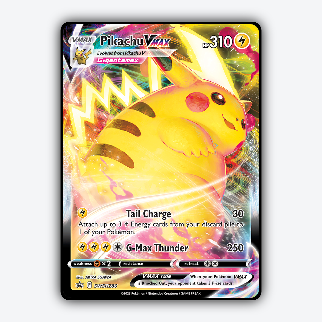 Pikachu VMAX #286 - SWSH Black Star Promos Set - Card Rug
