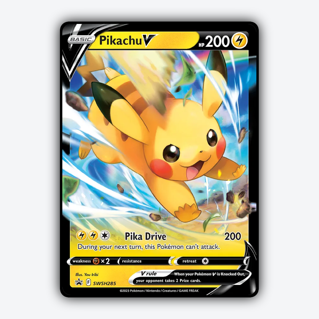 Pikachu V #285 - SWSH Black Star Promos Set - Card Rug
