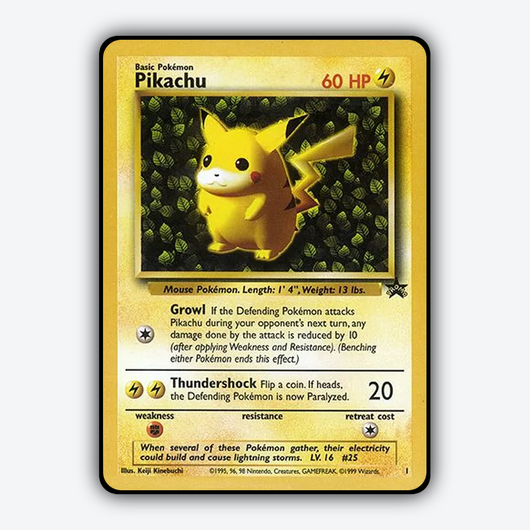Pikachu #1 - Wizards Black Star Promos Set - Card Rug
