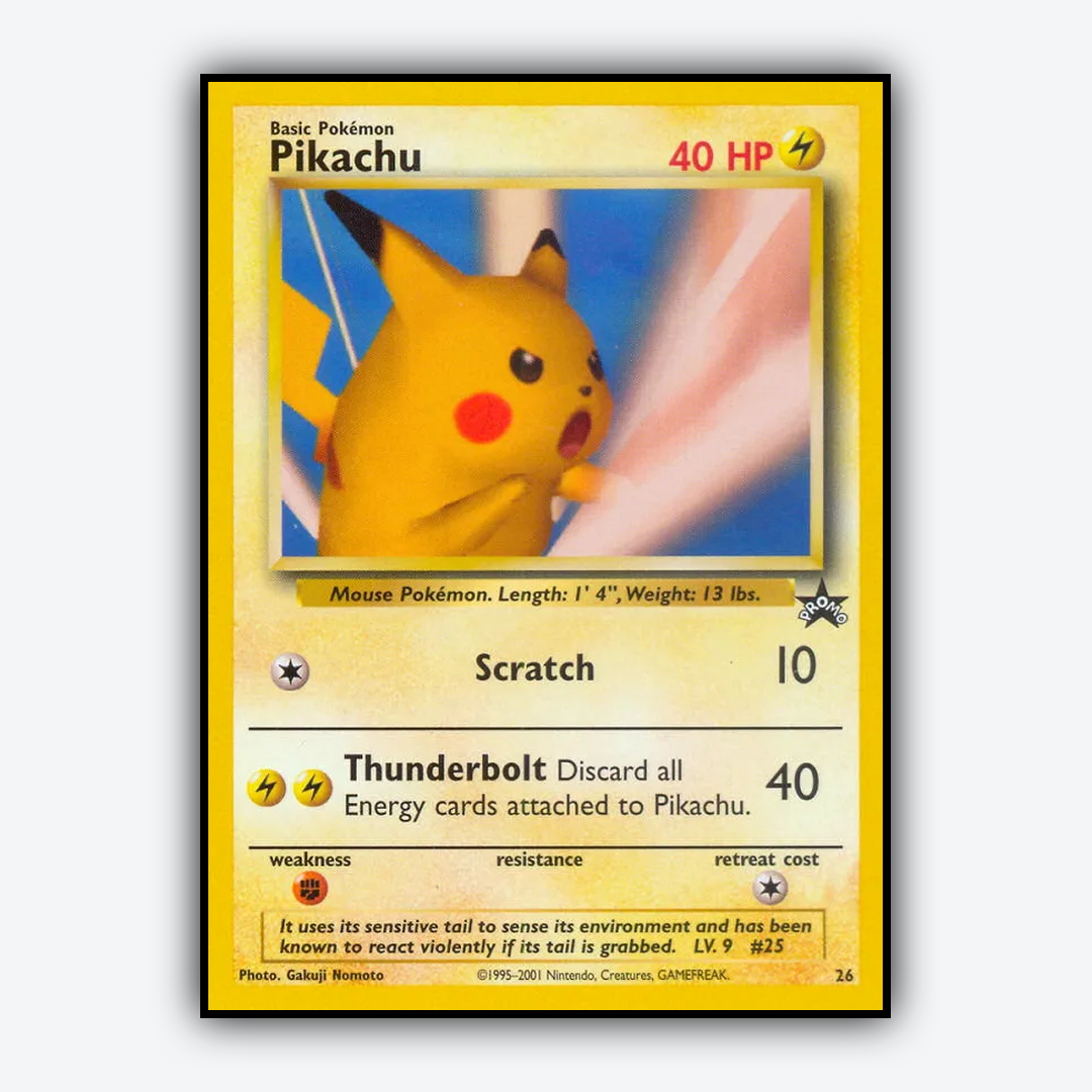 Pikachu #26 - Wizards Black Star Promos Set - Card Rug
