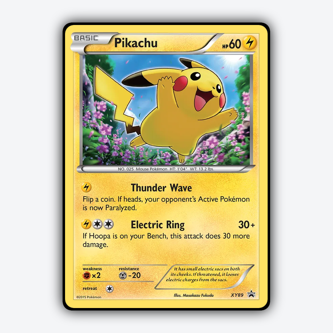 Pikachu #89 - XY Black Star Promos Set - Card Rug