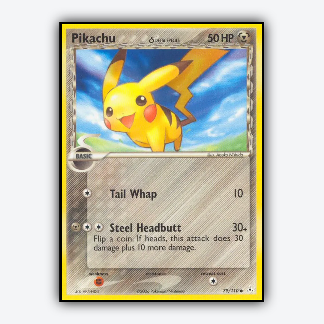 Pikachu δ 079/110 - Holon Phantoms Set - Card Rug