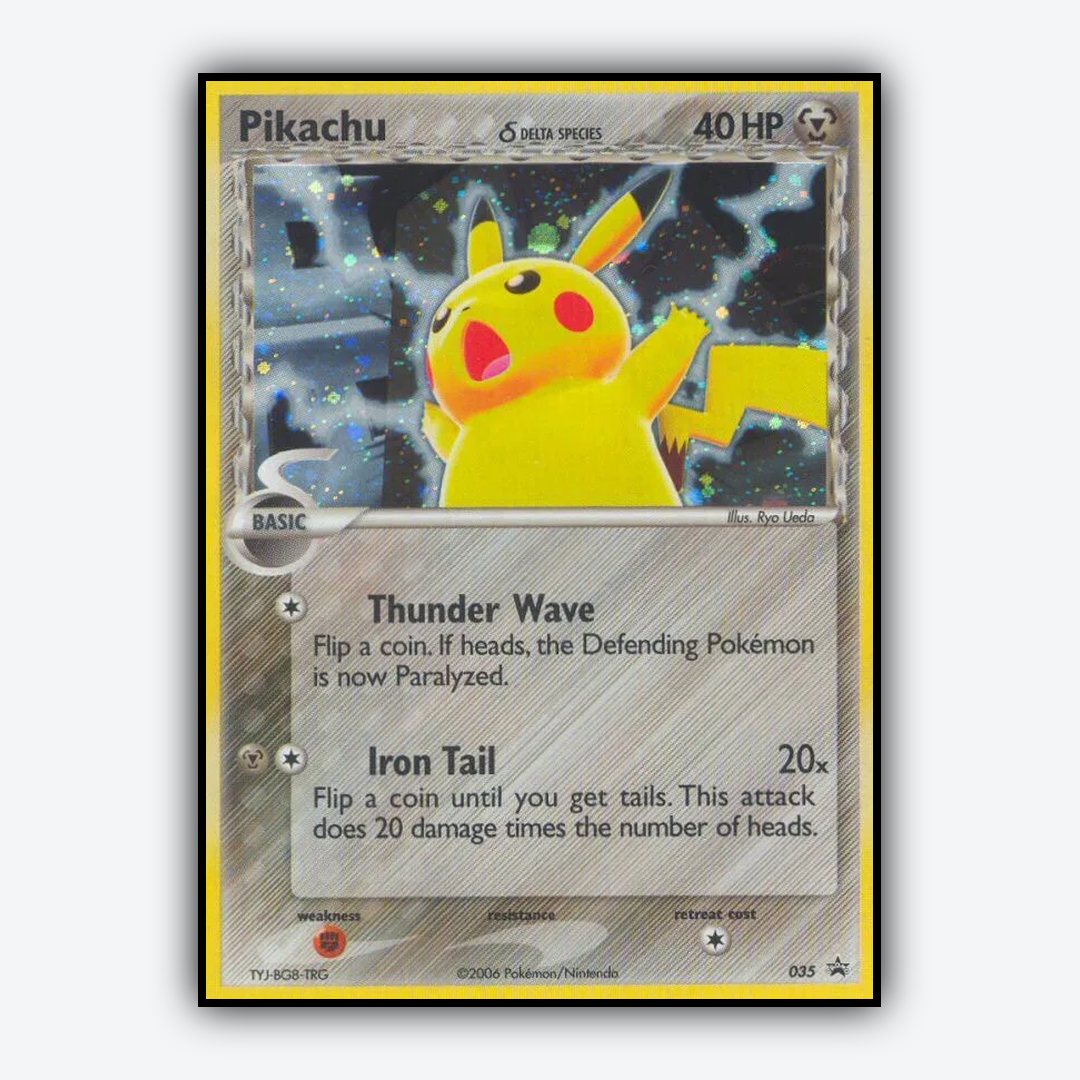 Pikachu δ #35 - Nintendo Black Star Promos Set - Card Rug