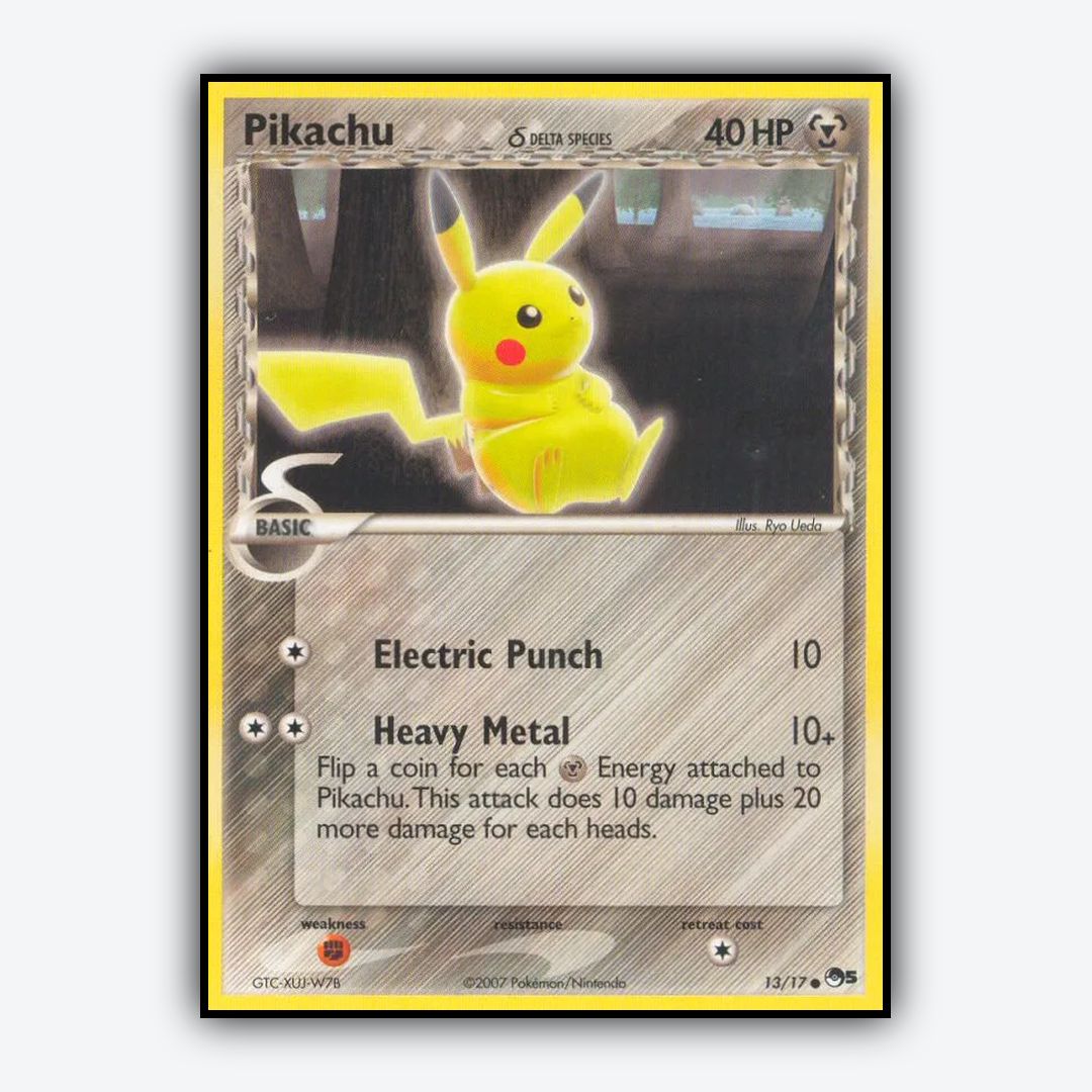 Pikachu δ 013/17 - POP Series 5 Set - Card Rug