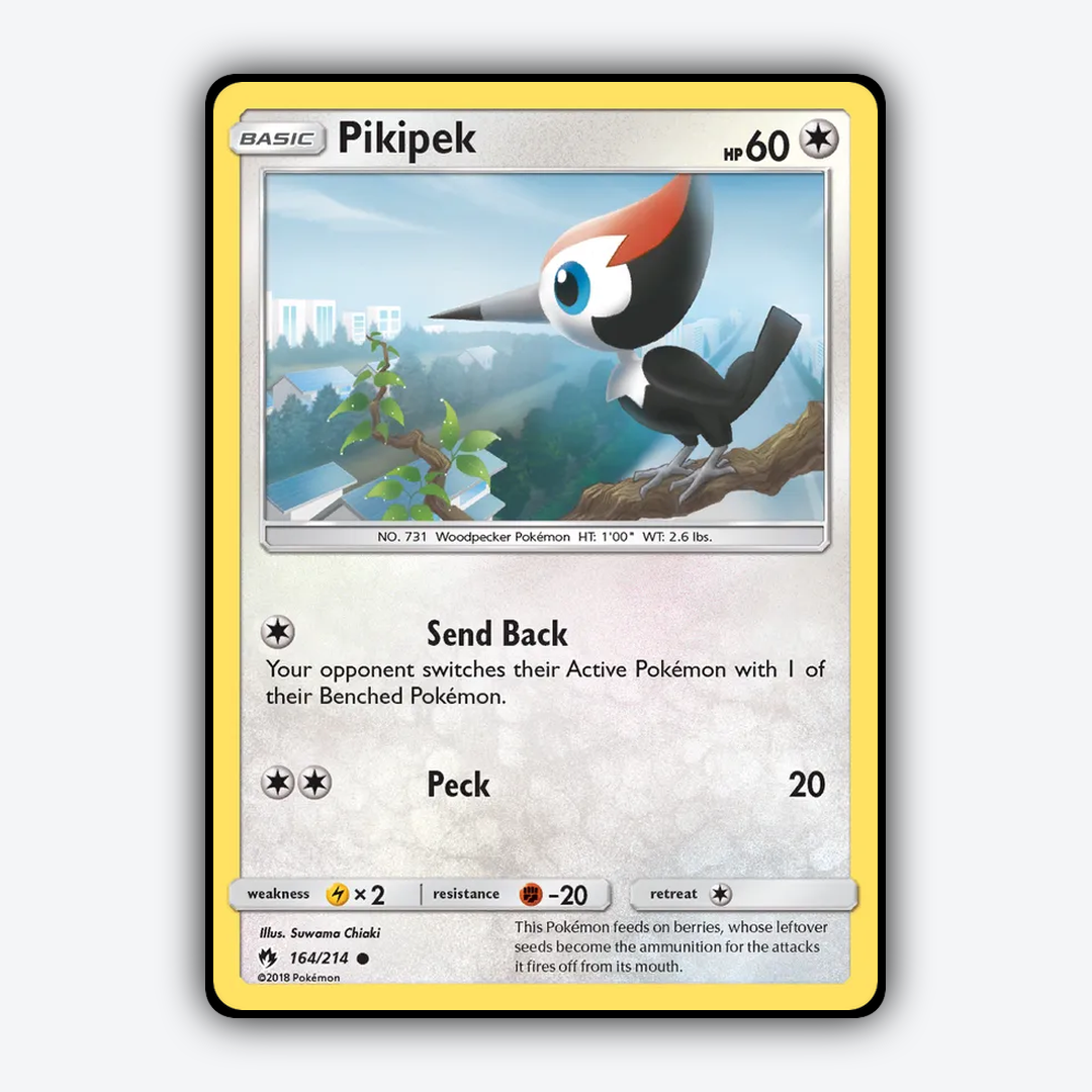 Pikipek 164/214 - Lost Thunder Set - Card Rug