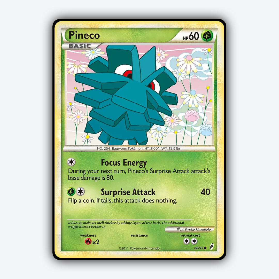 Pineco 068/95 - Call of Legends Set - Card Rug