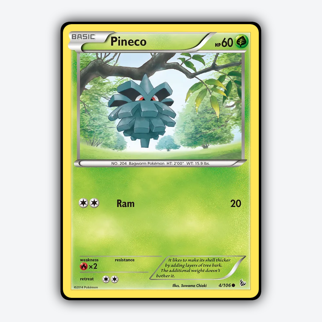 Pineco 004/106 - Flashfire Set - Card Rug