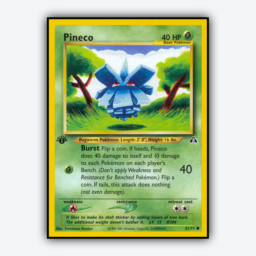 Pineco 061/75 - Neo Discovery Set - Card Rug