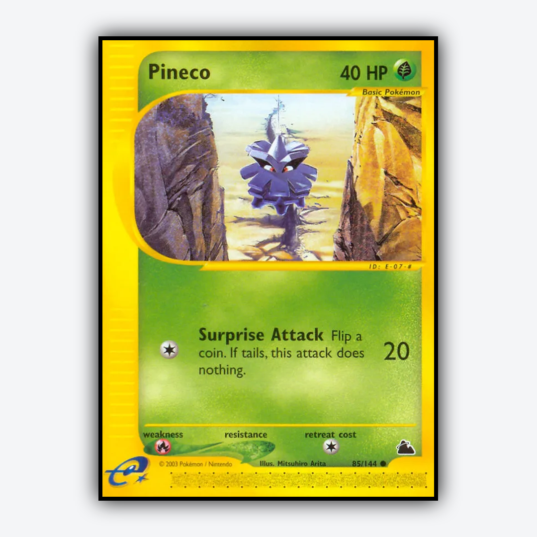Pineco 085/144 - Skyridge Set - Card Rug