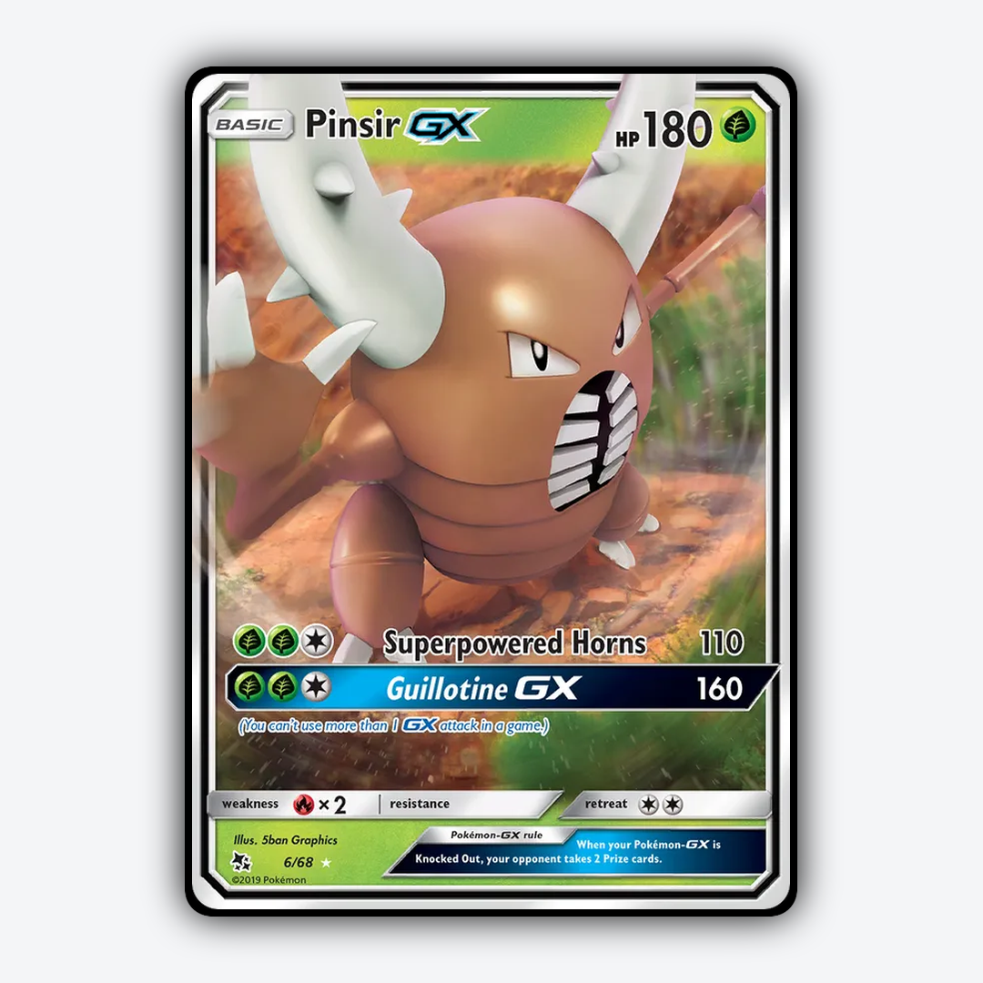 Pinsir-GX 006/68 - Hidden Fates Set - Card Rug