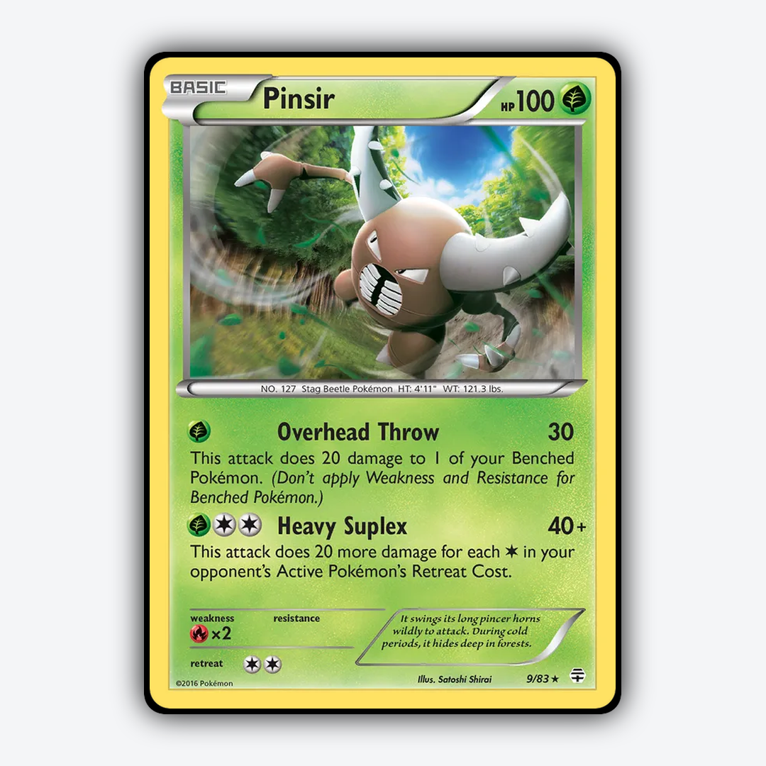 Pinsir 009/83 - Generations Set - Card Rug