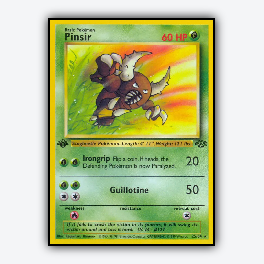 Pinsir 025/64 - Jungle Set - Card Rug
