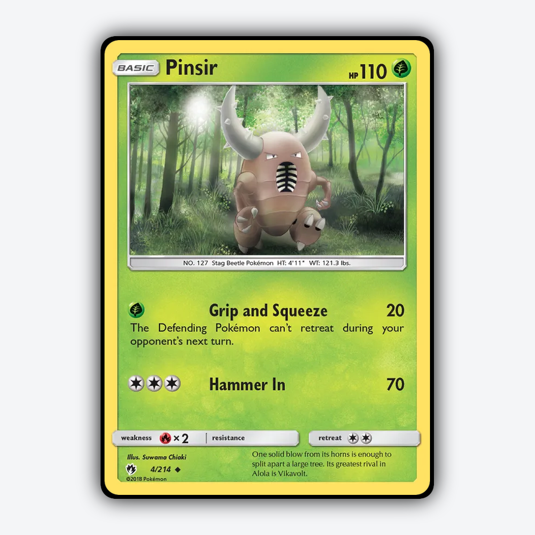 Pinsir 004/214 - Lost Thunder Set - Card Rug