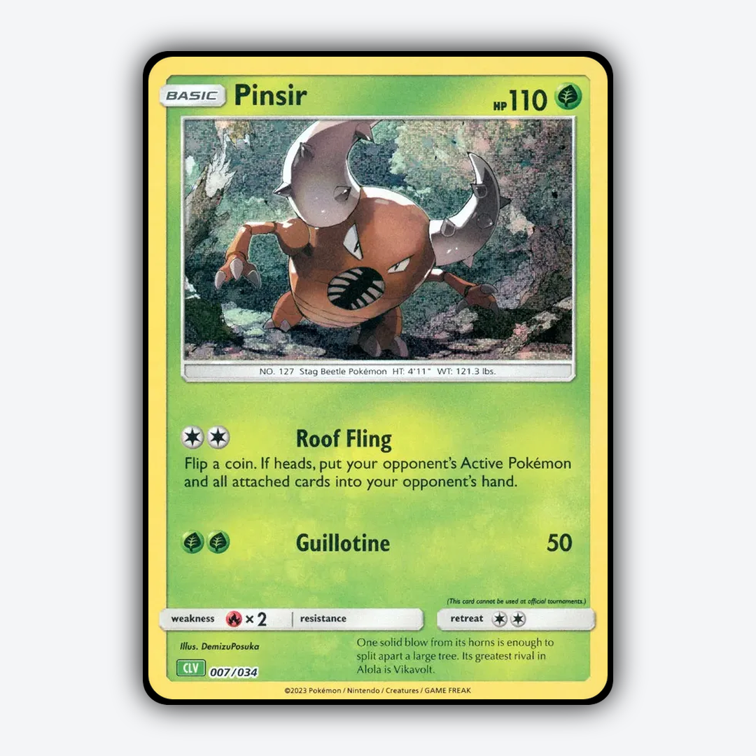 Pinsir 007/034 - Pokémon TCG Classic - Venusaur Set - Card Rug