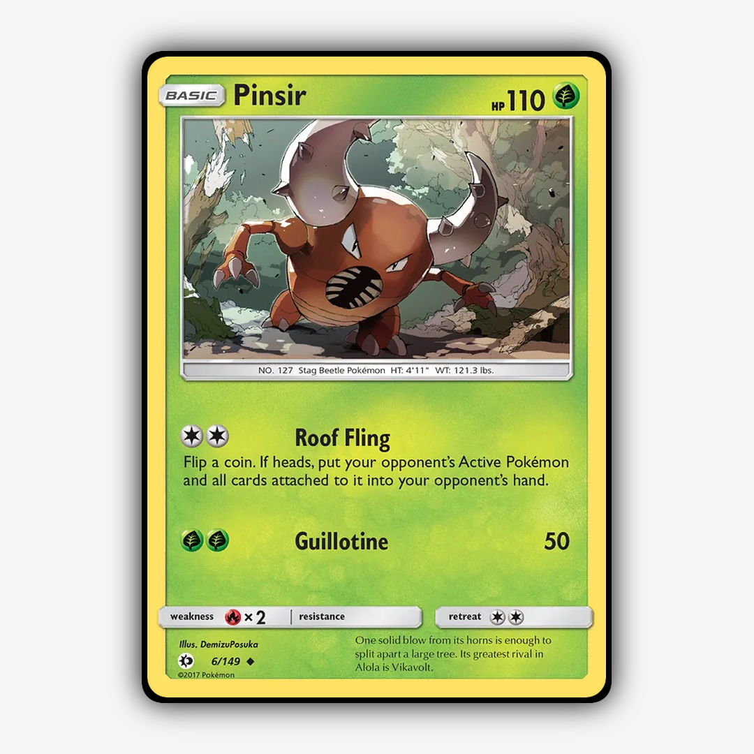 Pinsir 006/149 - Sun & Moon Set - Card Rug