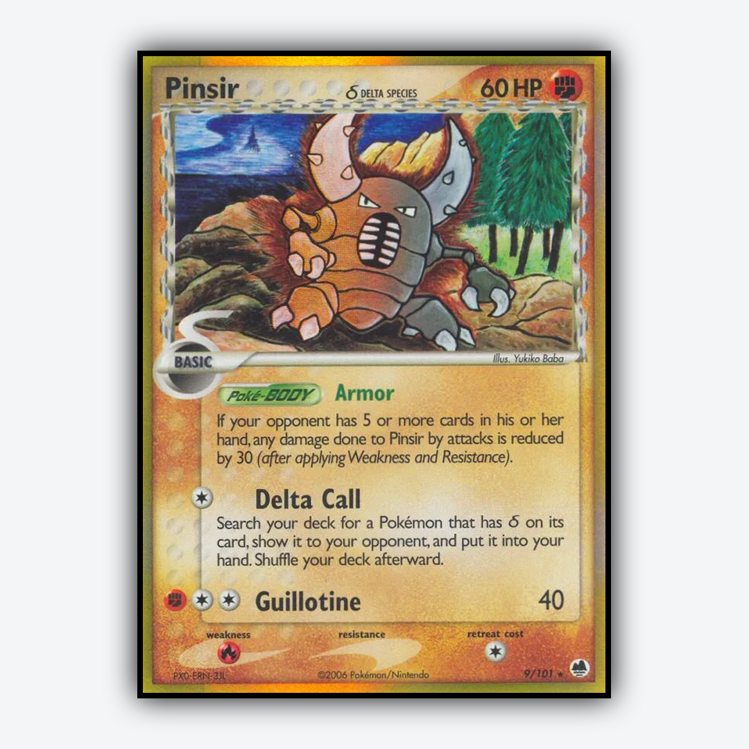 Pinsir δ 009/101 - Dragon Frontiers Set - Card Rug
