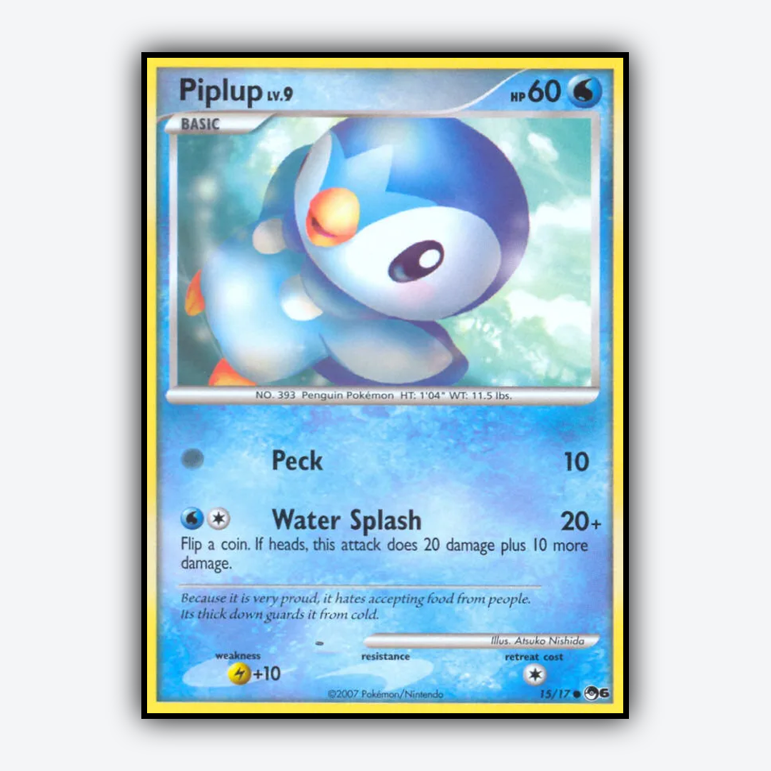 Piplup 015/17 - POP Series 6 Set - Card Rug