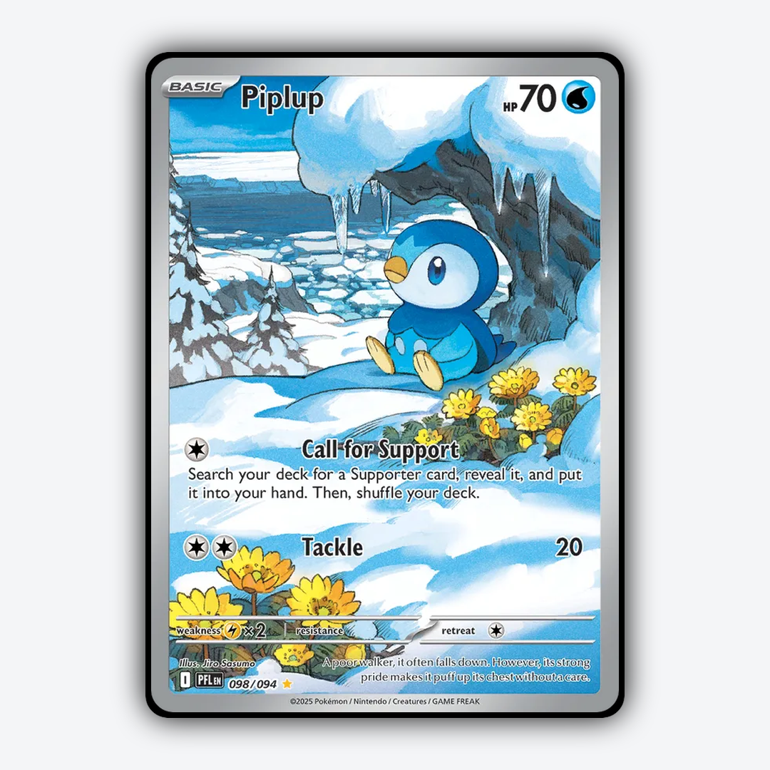 Piplup 098/094 - Phantasmal Flames Set - Card Rug